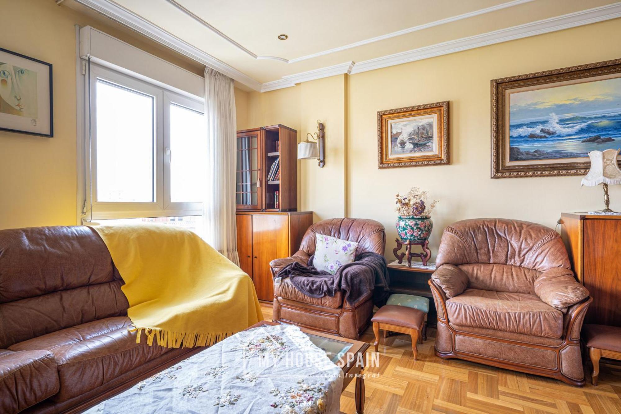 Amplio apartamento con vistas en pleno centro Gijón Exterior foto