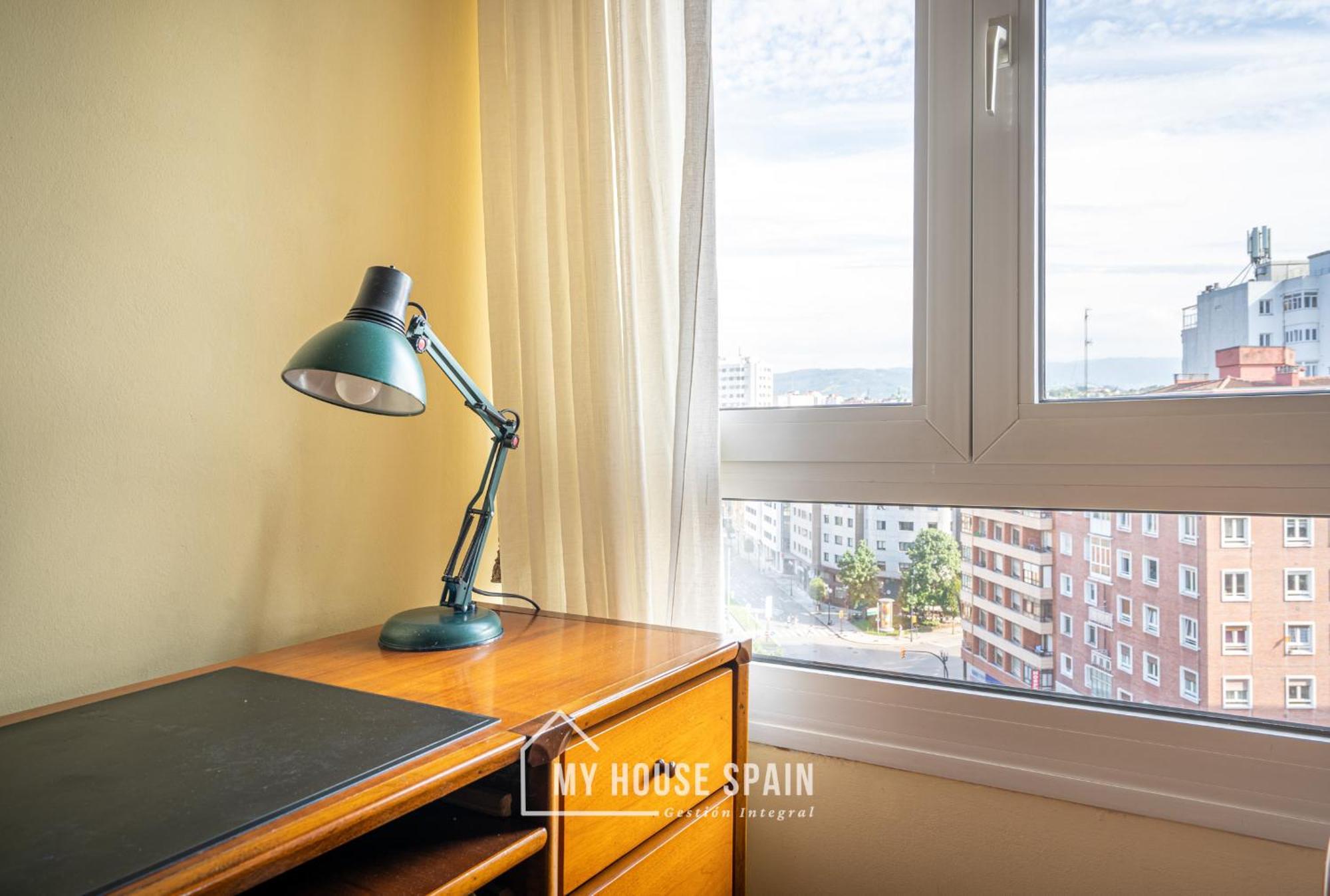 Amplio apartamento con vistas en pleno centro Gijón Exterior foto